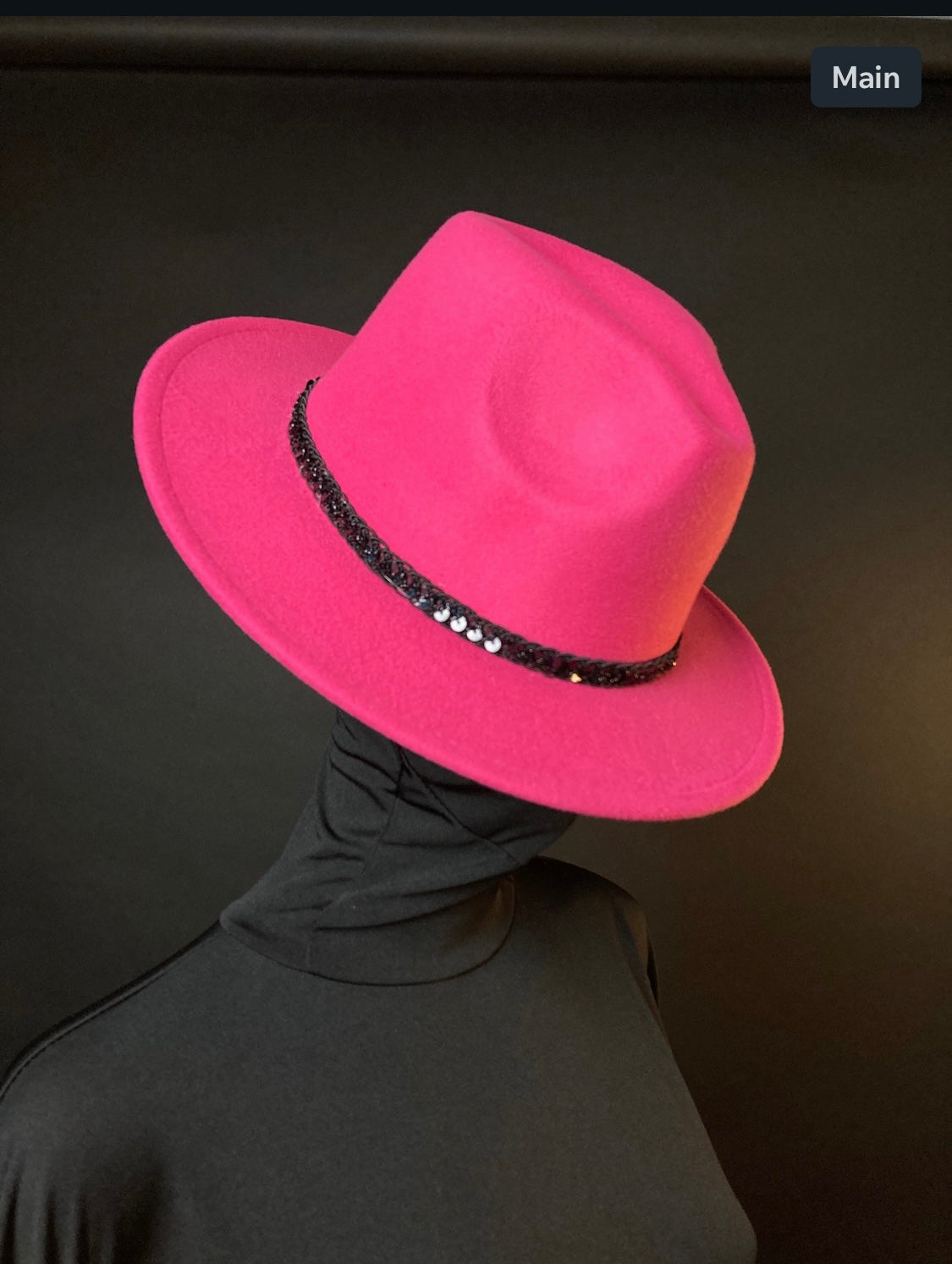 Magenta Magic Female Fedora Hat (short brim)