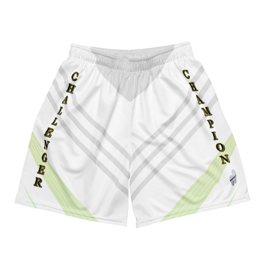 Lime & White Men's Jersey  Active Essentials  Shorts
