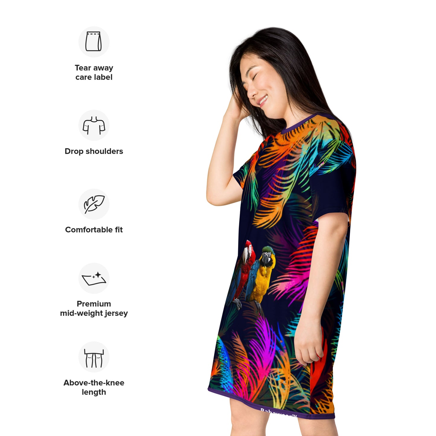 Parrot Party Dress/Swimsuit Cover Up