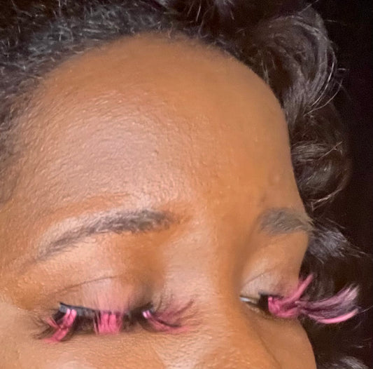 Fancy Flamingo Pink Eye  lashes