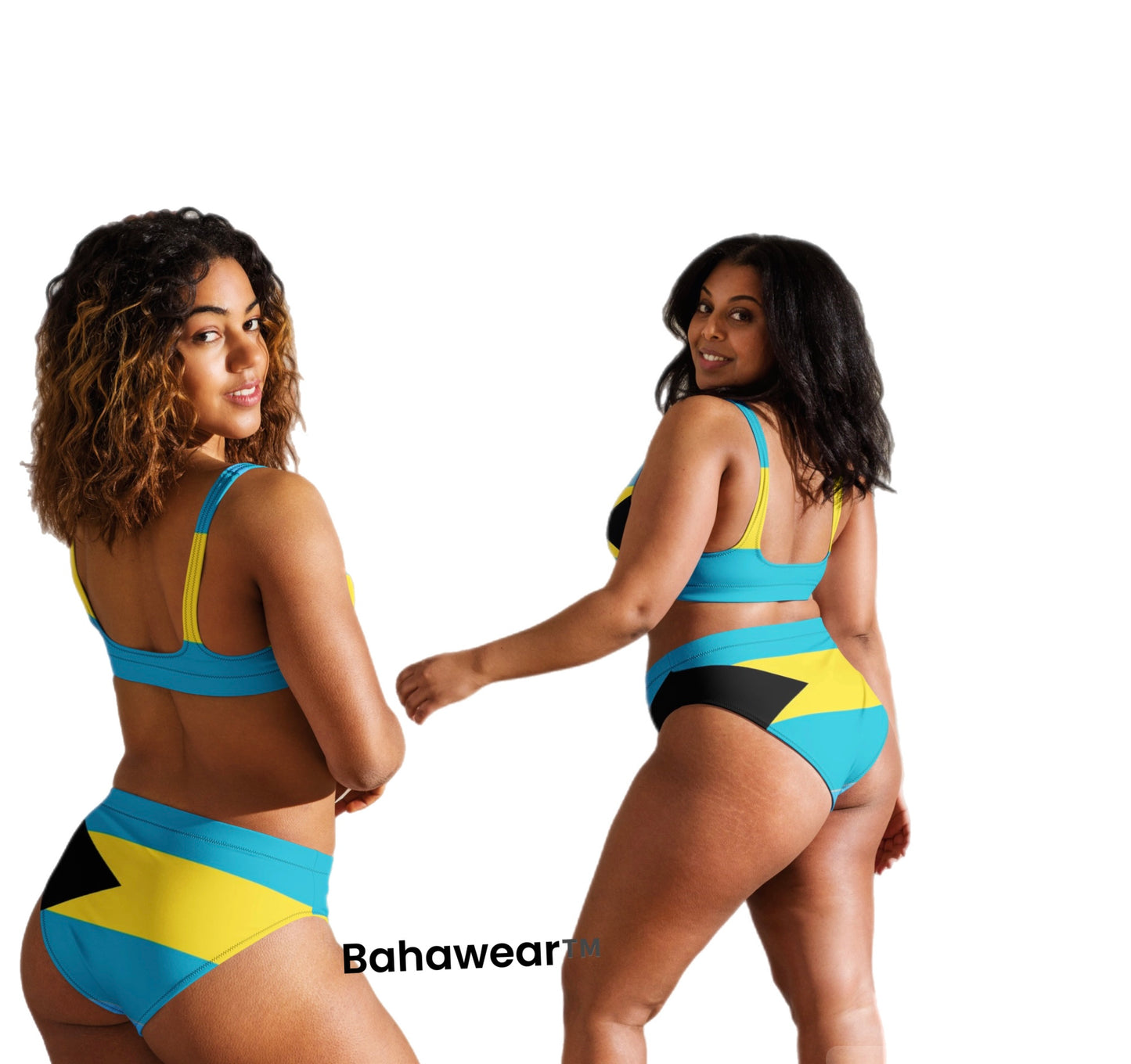 Bahamas 51st Independence High Waist bikini by Bahawear™