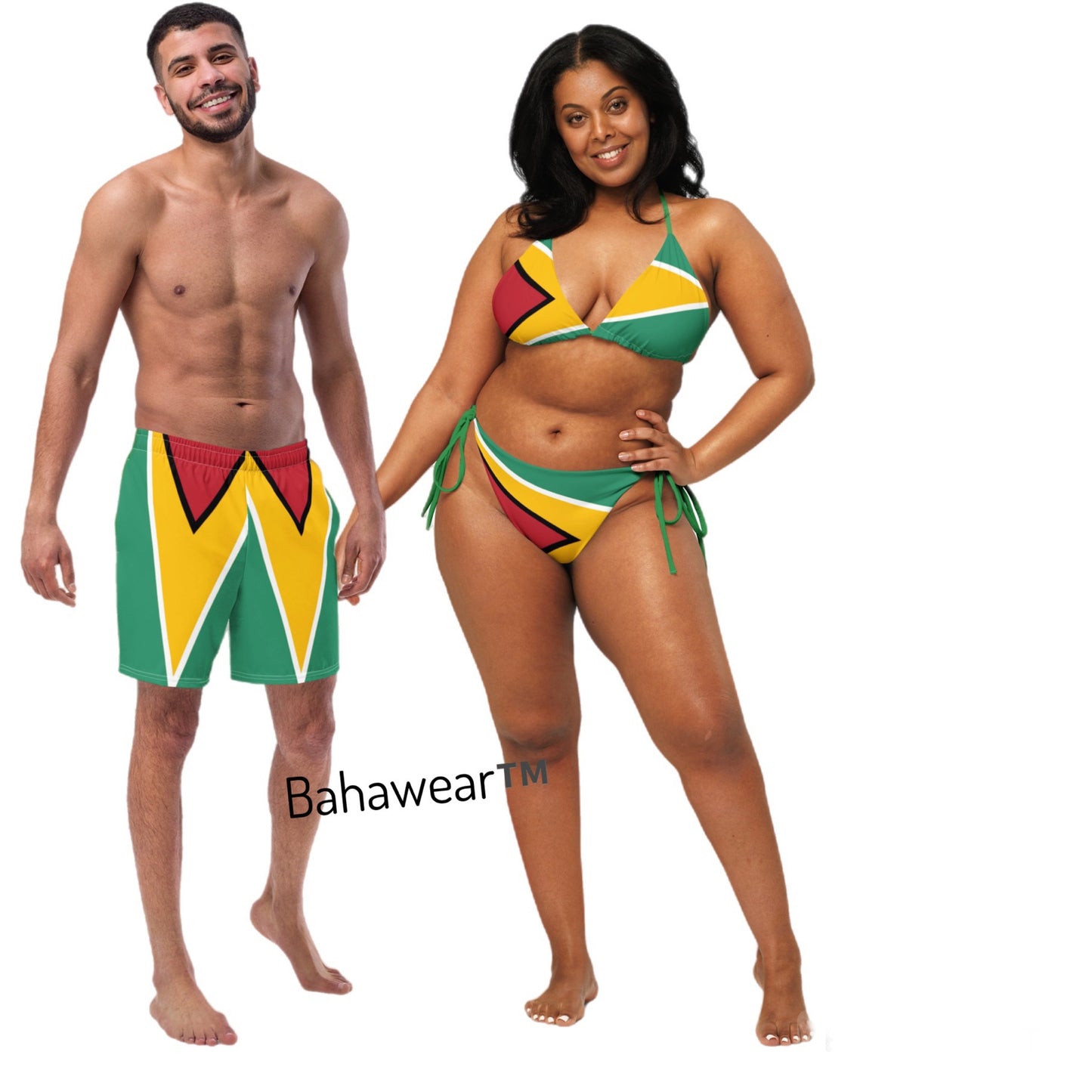 Guyana Mens Swim Trunks by Bahaswim™