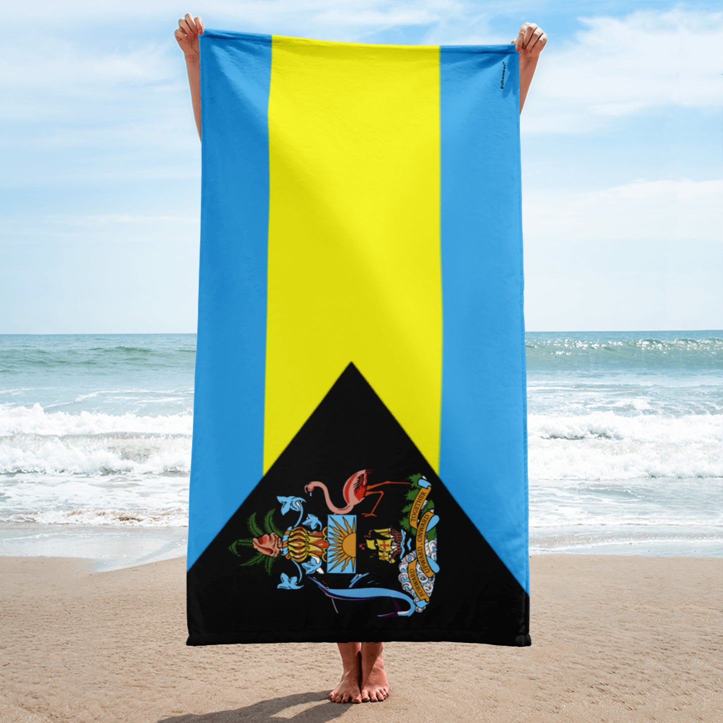 It's A Bahamian Ting  Beach Towel by Bahawear™