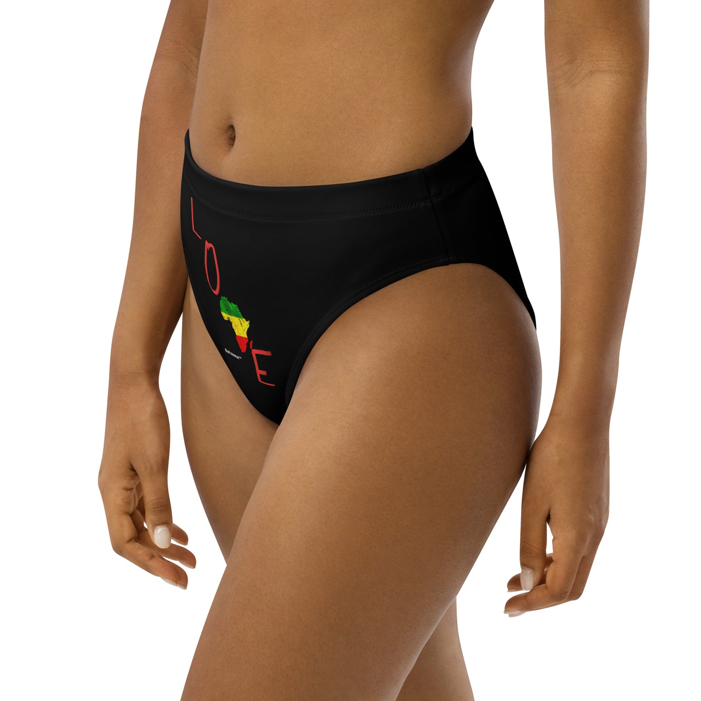 My African  Love Ladies High Waist bikini bottom  by Bahawear™