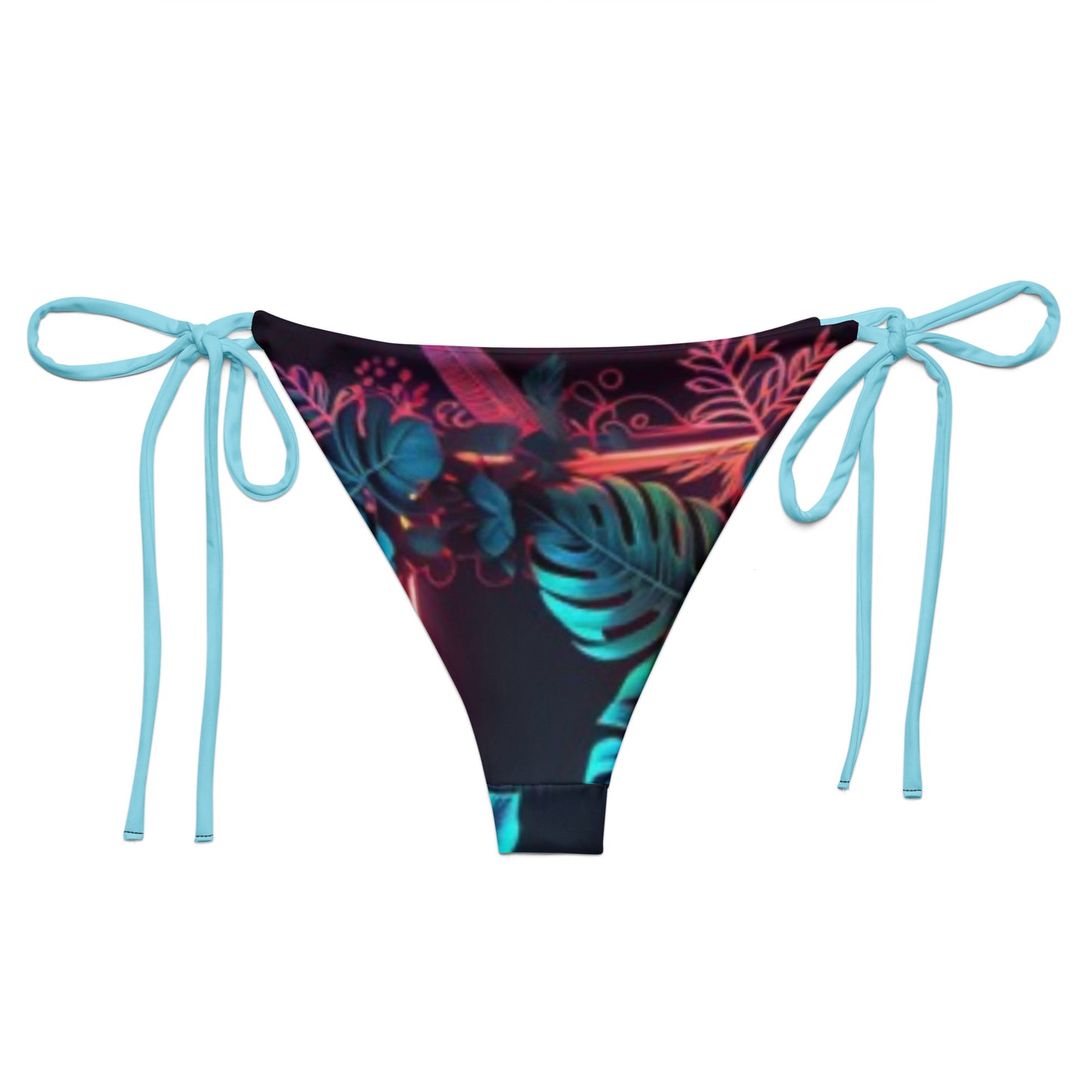 Neon Flamingos string bikini bottom Bahawear™