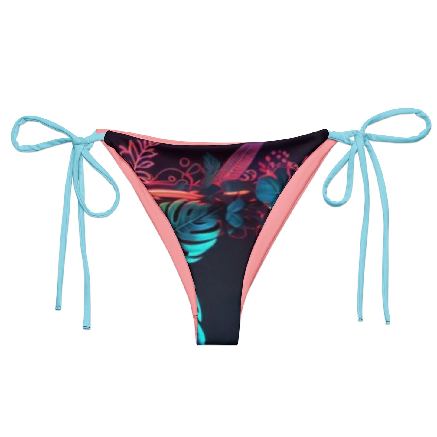 Neon Flamingos string bikini bottom Bahawear™